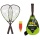 Talbot Torro Speedbadminton Set Speed 5500 (2xSchläger 170g,6xBälle,1xTasche)